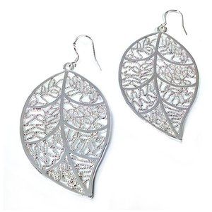 Leaves Fall 925 Silver Earrings